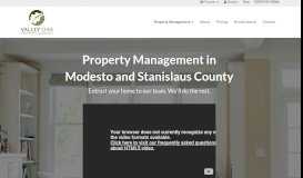 
							         Valley Oak Property Management in Modesto and Stanislaus County								  
							    