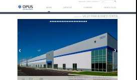 
							         Valley Park Industrial Development - The Opus Group								  
							    