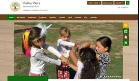 
							         Valley Vista Elementary School / Homepage - Petaluma City Schools								  
							    