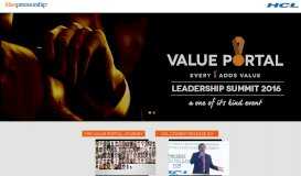 
							         Value Portal - HCL Technologies								  
							    
