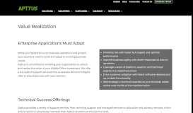 
							         Value Realization for your Middle Office Platform | APTTUS								  
							    