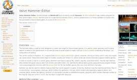 
							         Valve Hammer Editor - Combine OverWiki, the original Half-Life wiki ...								  
							    
