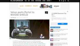 
							         Valve ports Portal to NVIDIA SHIELD - SlashGear								  
							    