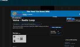 
							         Valve - Radio Loop | Feed The Beast Wiki | FANDOM powered by Wikia								  
							    