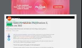 
							         Valve talks Portal 2 on PlayStation 3, Steam on 360 | Ars Technica								  
							    