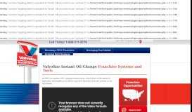 
							         Valvoline Instant Oil Change Franchise Tools & Systems								  
							    