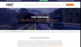 
							         Van Trackers with GPS, Van Tracking Systems | RAM Tracking UK								  
							    