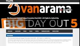 
							         Vanarama National League Promotion Final 2019 - The FA Ticketing ...								  
							    