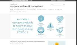 
							         Vanderbilt Faculty & Staff Health and Wellness								  
							    