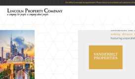 
							         Vanderbilt Properties Landing Page								  
							    