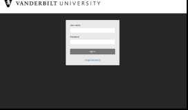
							         Vanderbilt University - CASHNet - eBill Login								  
							    