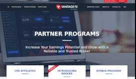 
							         Vantage FX Partners | Earn More Today								  
							    