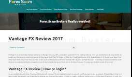
							         Vantage FX Review 2017 | See how you can be a trader								  
							    
