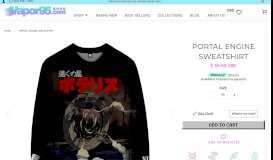
							         Vaporwave & Aesthetic Clothing | Portal Engine Sweatshirt – Vapor95								  
							    