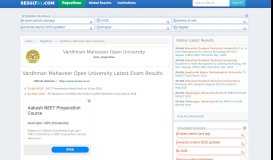 
							         Vardhman Mahaveer Open University (vmou) Exam Results 2019 ...								  
							    