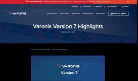 
							         Varonis Version 7 Highlights								  
							    