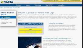 
							         VARTA® business portal log-in. Login here to profit from all the ...								  
							    