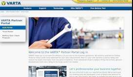 
							         VARTA® Partner Portal log-in. Login here to profit from all the ...								  
							    
