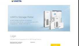 
							         VARTA Storage Portal								  
							    