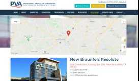 
							         Vascular Surgeons in New Braunfels | PVA Resolute Health Hospital								  
							    