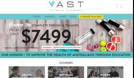 
							         Vast Fitness Academy | Registered Training Organisation (RTO #41564)								  
							    