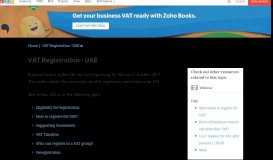 
							         VAT Registration - How to register for UAE VAT | Zoho Books								  
							    