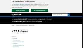 
							         VAT Returns: Fill in your return - GOV.UK								  
							    