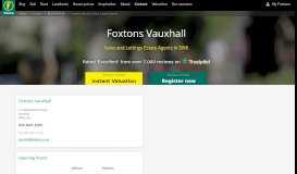 
							         Vauxhall Estate Agents | Foxtons Vauxhall - Sales & Lettings Agent in ...								  
							    
