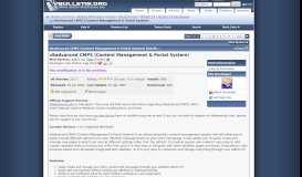 
							         vBadvanced CMPS (Content Management & Portal System) - Page 3 ...								  
							    