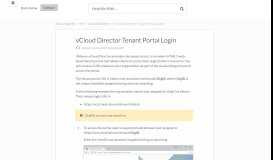 
							         vCloud Director Tenant Portal Login - Miruma								  
							    