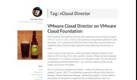 
							         vCloud Director – Tom Fojta's Blog								  
							    