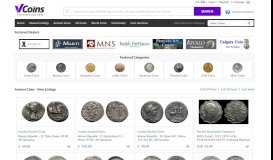 
							         VCoins: Online coin dealers. Ancient Coins, US Coins and World Coins								  
							    