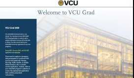 
							         VCU Grad | Applicant Login Page								  
							    