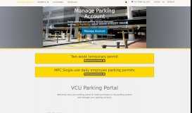 
							         VCU Parking Portal: Virginia Commonwealth University								  
							    