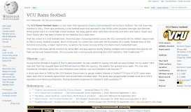 
							         VCU Rams football - Wikipedia								  
							    