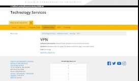 
							         VCU - VPN | Technology Services								  
							    