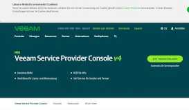 
							         Veeam Availability Console für Serviceprovider - Veeam Software								  
							    