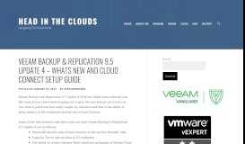 
							         Veeam Backup & Replication 9.5 Update 4 – Whats New and Cloud ...								  
							    