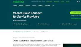 
							         Veeam Cloud Connect for Service Providers - Veeam Software								  
							    