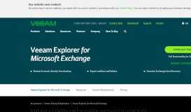 
							         Veeam Explorer for Microsoft Exchange - Veeam Software								  
							    