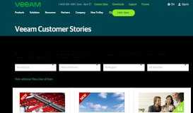 
							         Veeam products and customers success stories - Veeam Software								  
							    