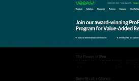 
							         Veeam ProPartner Program – Your Success is Our Mission								  
							    