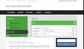 
							         Veeam Self-Service Backup Portal for vCloud Director - my cloud-(r ...								  
							    