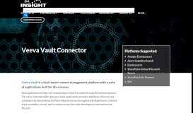 
							         Veeva Vault Connector | Saas Based Veevavault Content ... - BA Insight								  
							    