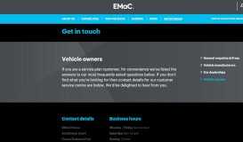 
							         Vehicle owners | EMaC | Service Plans and Aftersales Partners								  
							    