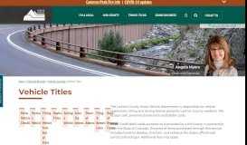 
							         Vehicle Titles | Larimer County								  
							    