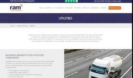 
							         Vehicle Tracking for Utilities companies | RAM Tracking UK								  
							    