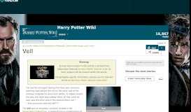 
							         Veil | Harry Potter Wiki | FANDOM powered by Wikia								  
							    