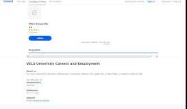 
							         VELS University Careers and Employment | Indeed.com								  
							    