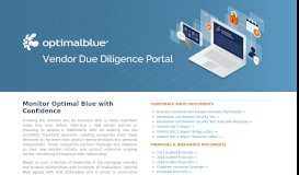 
							         Vendor Due Diligence Portal - Optimal Blue								  
							    